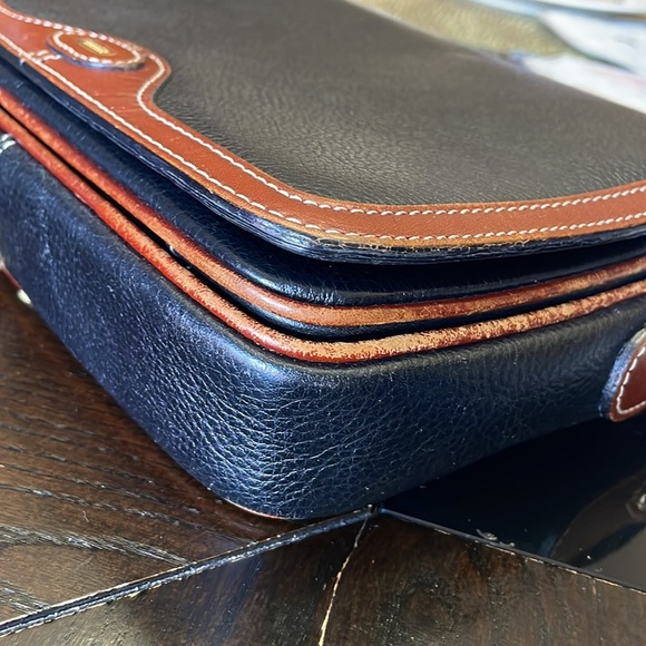 Bally vintage flap cross body pumices GENUINE pebble leather lots of space retro - Picture 16 of 16